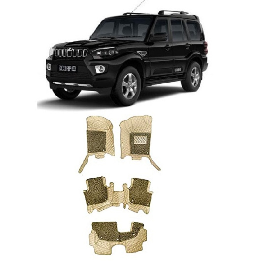 Floor Mats for Scorpio New  - beige